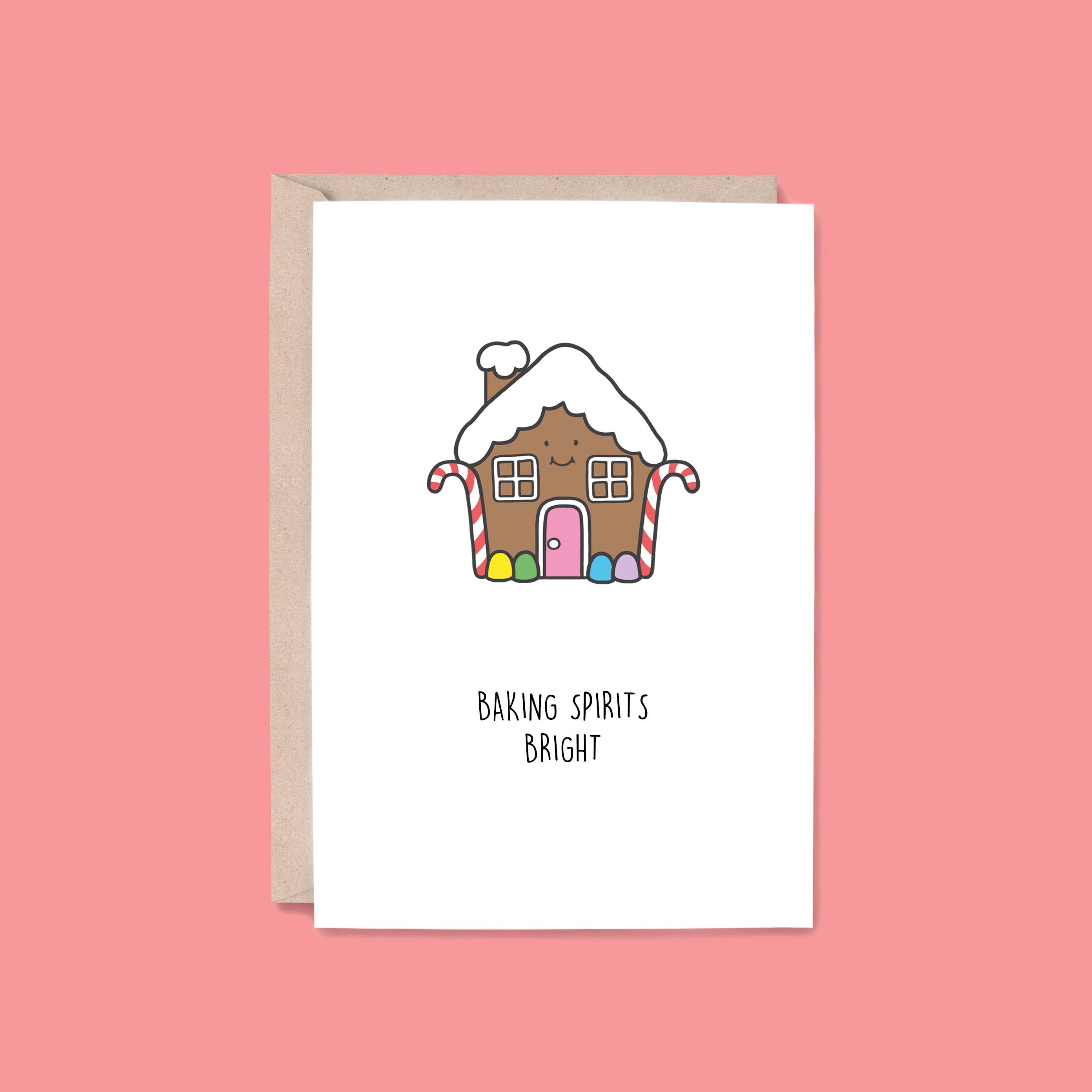 Hey Hunny - Vente Cartes de Noël - Coffret de Cartes de Noël : Collection Gourmande | 6 Cartes3