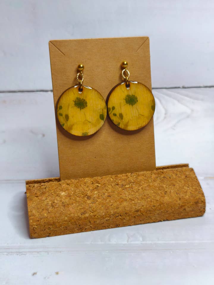 Wood Line Earrings for wholesale by fimminà sicily boutique