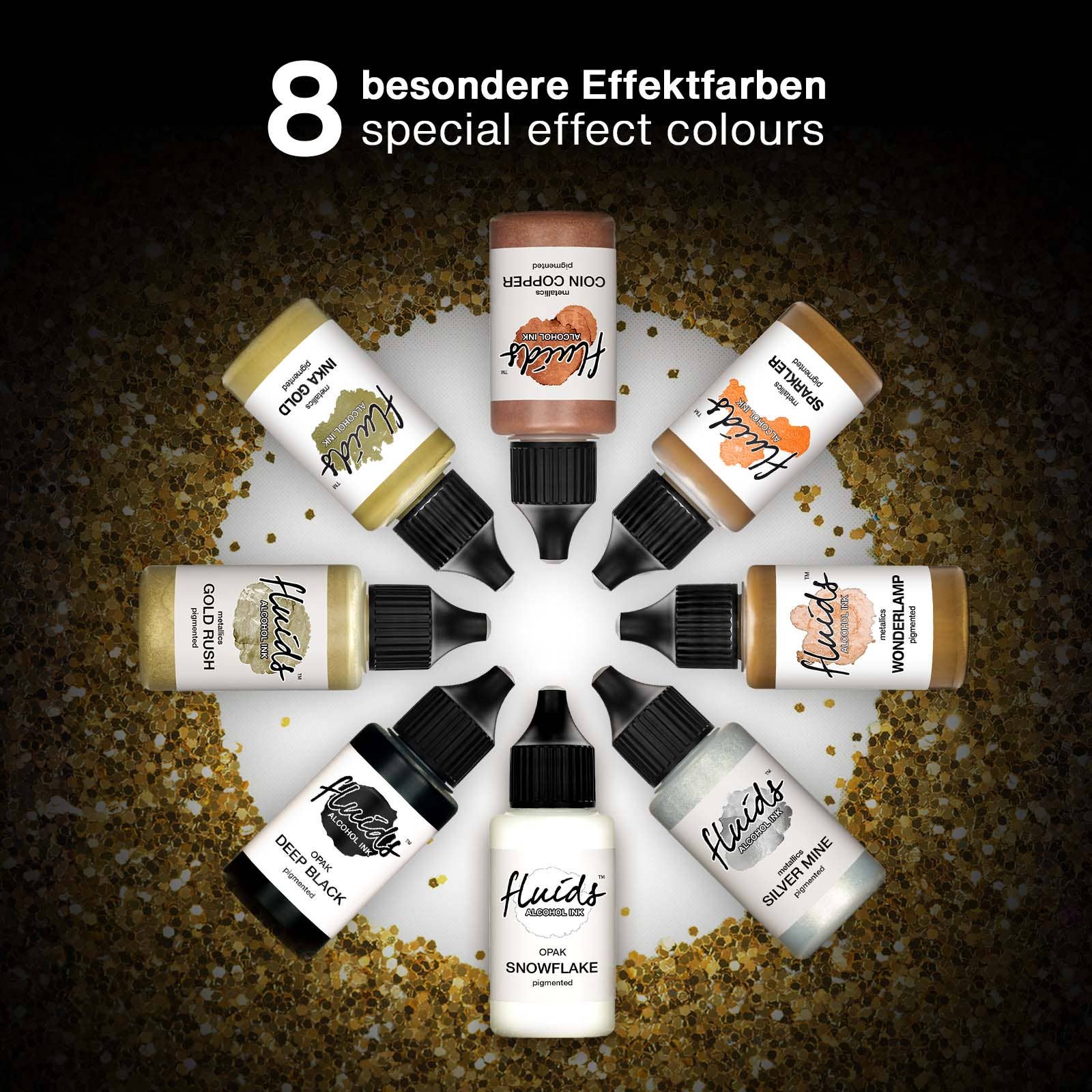 Octopus Concept GmbH – wholesale Craft supplies – Fluids Alcohol Ink Snowflake Alcohol Ink for Fluid Art3