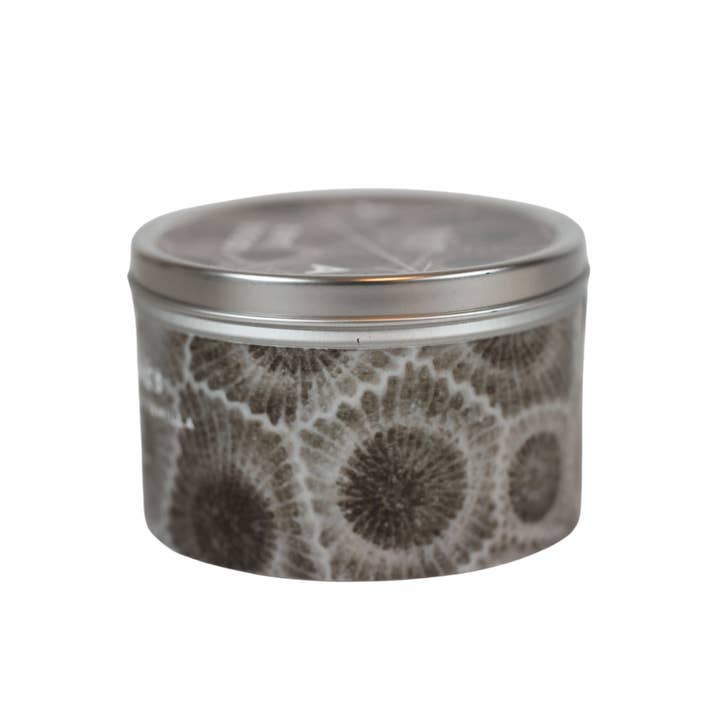 June Apothicarie - Vente Bougies de voyage - Bougie en étain Petoskey Stones® Wooden Wick 11 oz - Michigan2