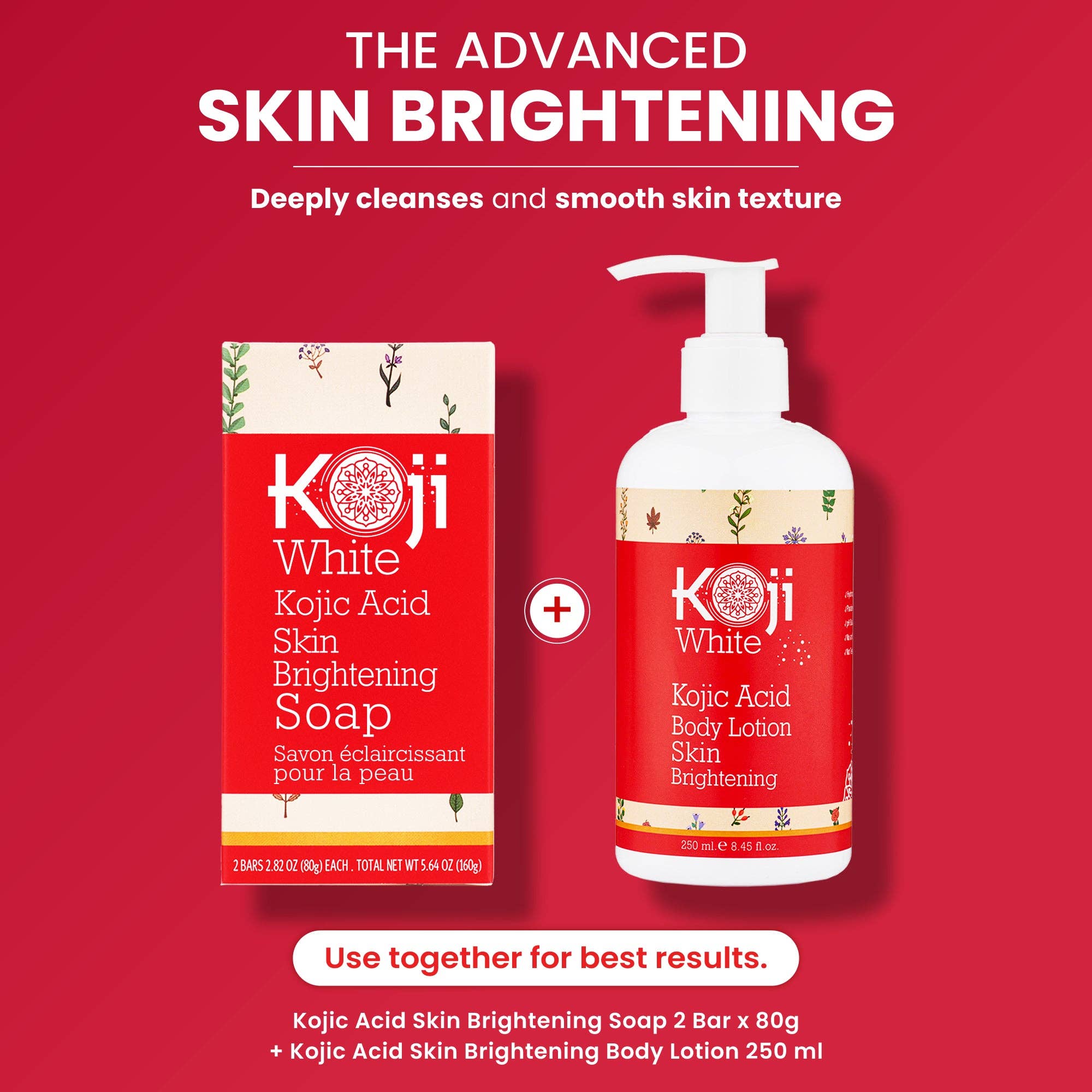 Koji White - Wholesale Bar Soap - Pure 5% Kojic Acid Skin Brightening Soap (2 Bars)8