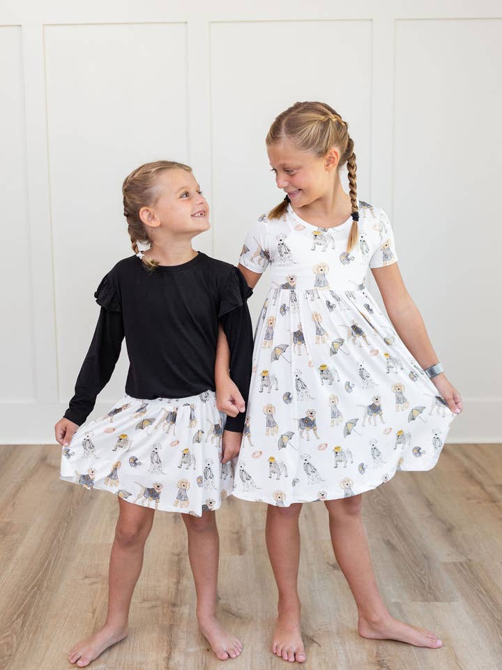 Camiseta de fútbol Black & Gold Puppy para venta al por mayor de Sweet Bay Clothing