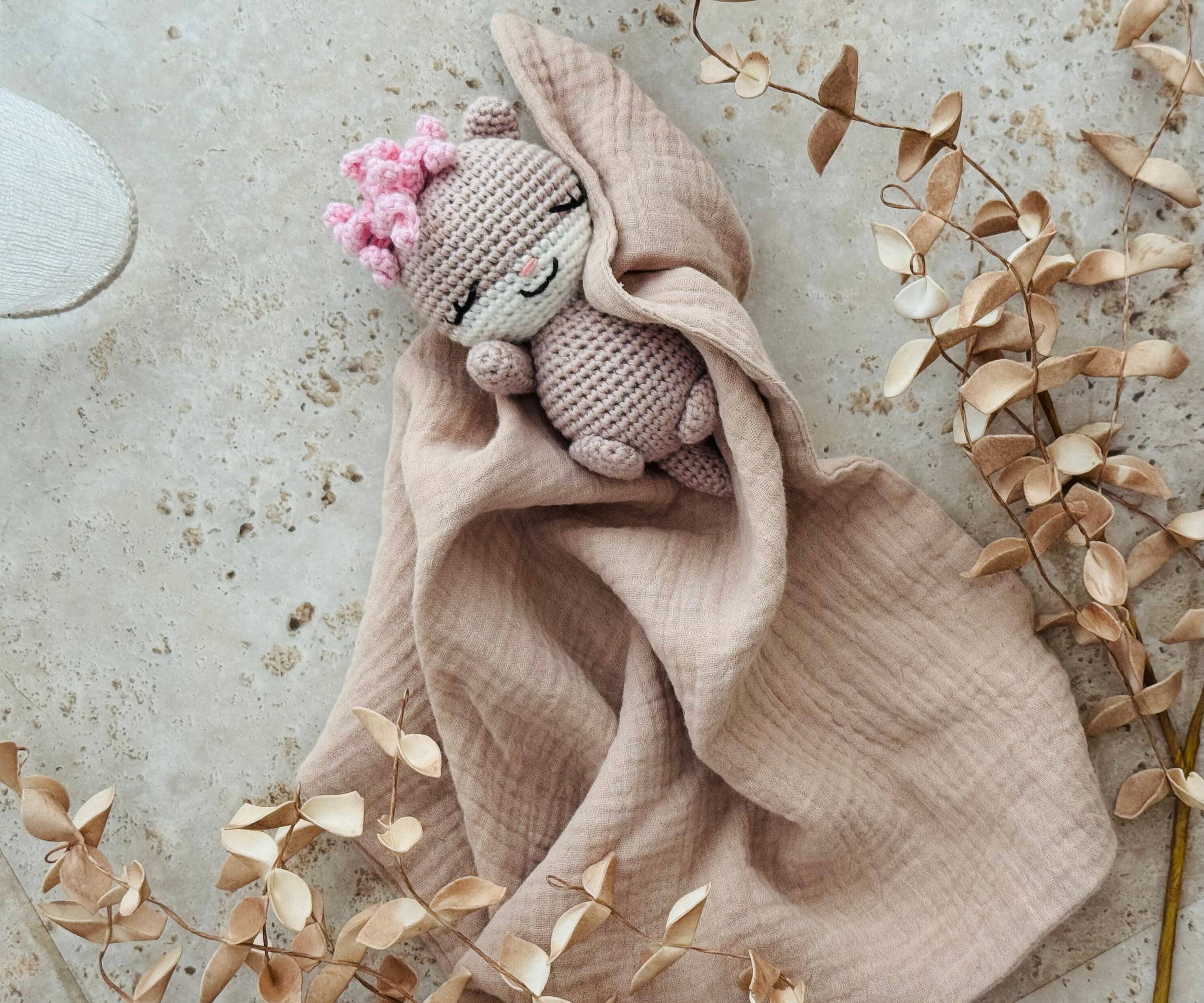 Eyvie Rose - Wholesale Handheld Rattle - Baby - 100% Cotton Woodland Animal Crochet Companion 1