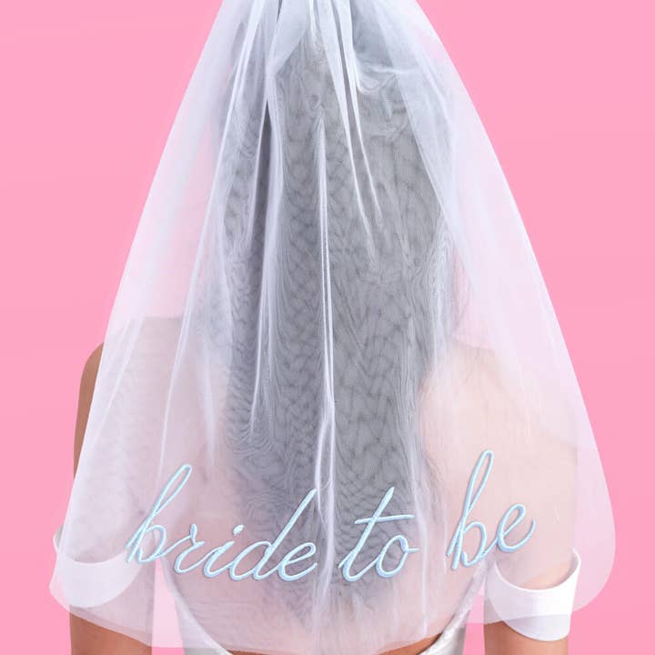 xo, Fetti - Wholesale Veil - Women's - Something Blue Veil - embroidered tulle veil0