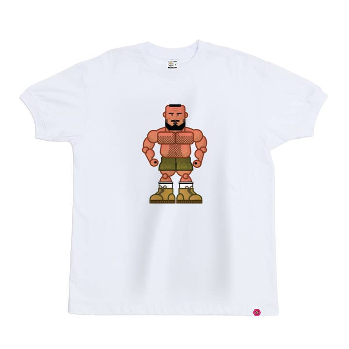 Pocketbears Collab Steve the Bear T-Shirt for wholesale by Kris Bee Bacon