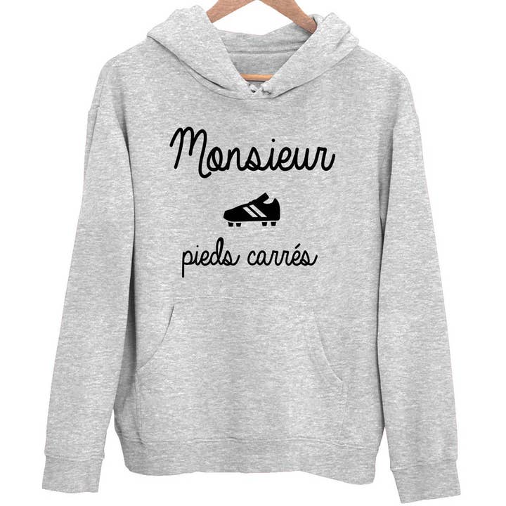 Sudadera con capucha Monsieur Pieds Squares para venta al por mayor de Planetee