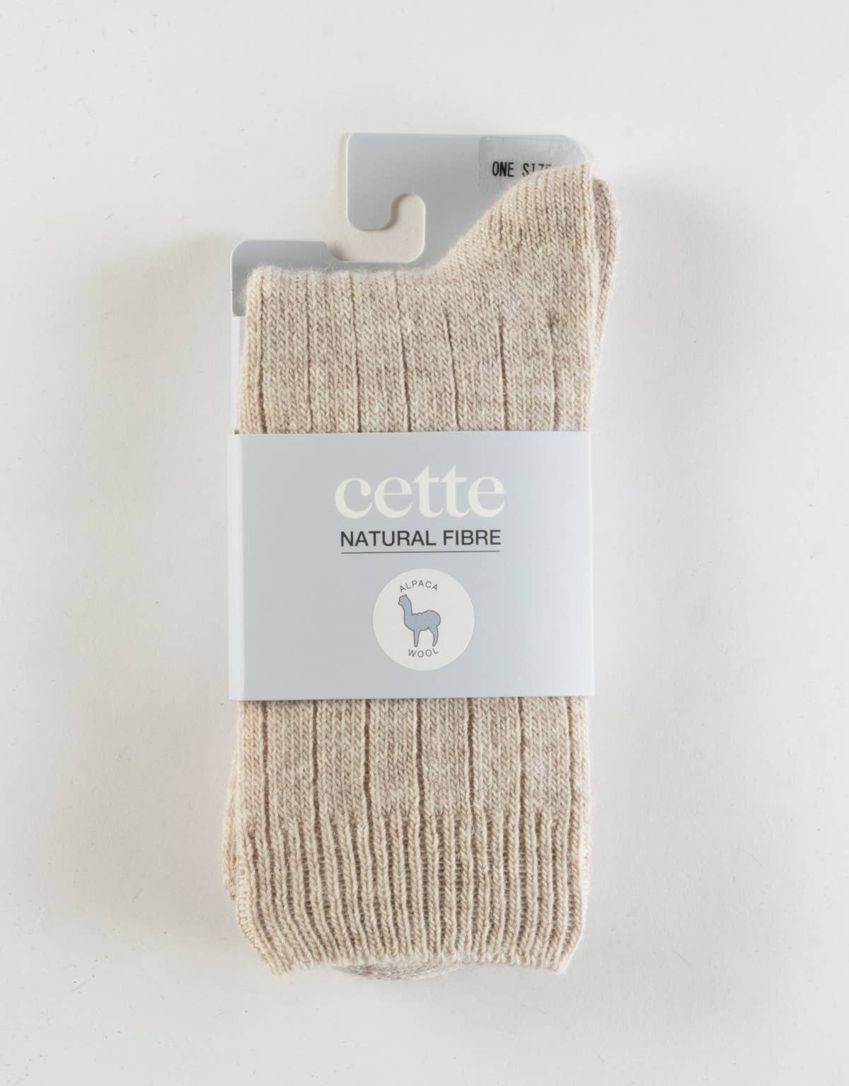Cette – wholesale Strumpor - Dam – Alpackaullsockor med ribbat mönster, vinterstrumpor3