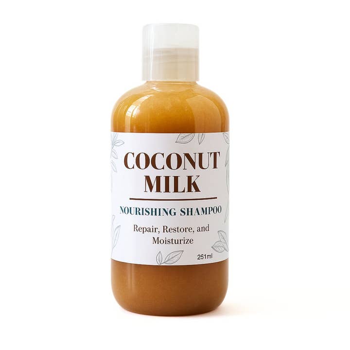 Coconut Milk Nourishing Shampoo for wholesale by Nature Skin Shop LLC