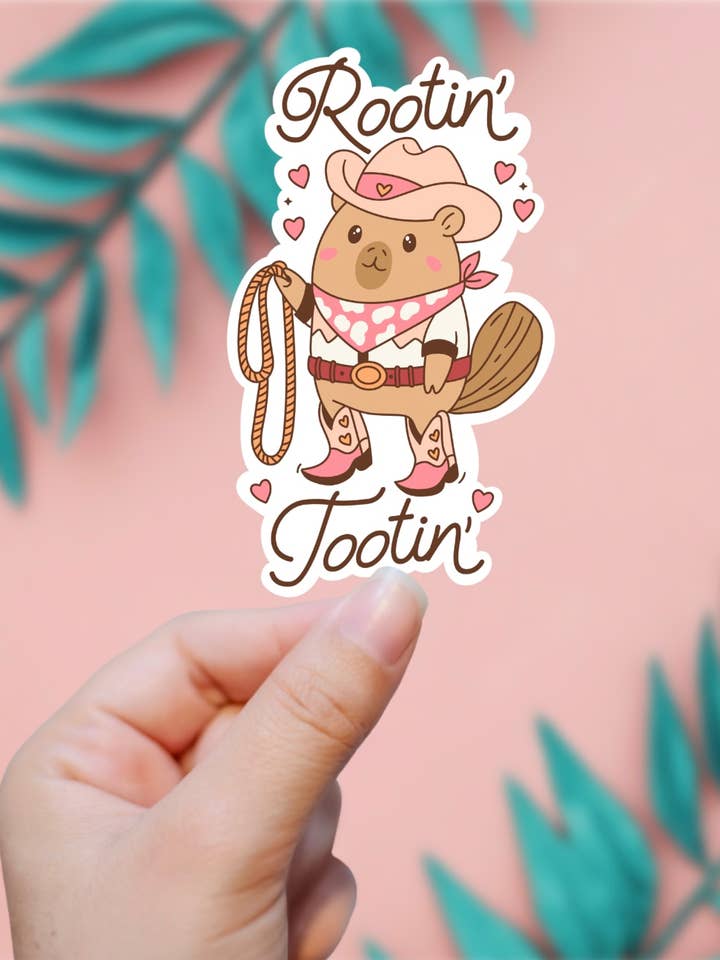 Rootin' Tootin' Sticker for wholesale by EnchantingSunshine