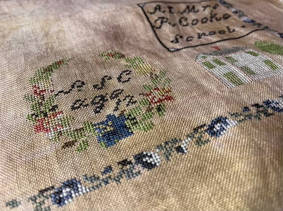 The Wishing Thorn - Wholesale Embroidery/Cross Stitch Supplies - LSC 1848 – New Hampshire Sampler Paper Chart3