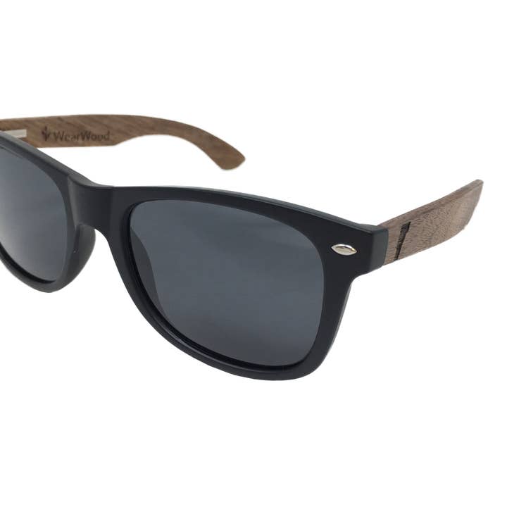 State of Vermont Walnut Sunglasses for wholesale by WearWood