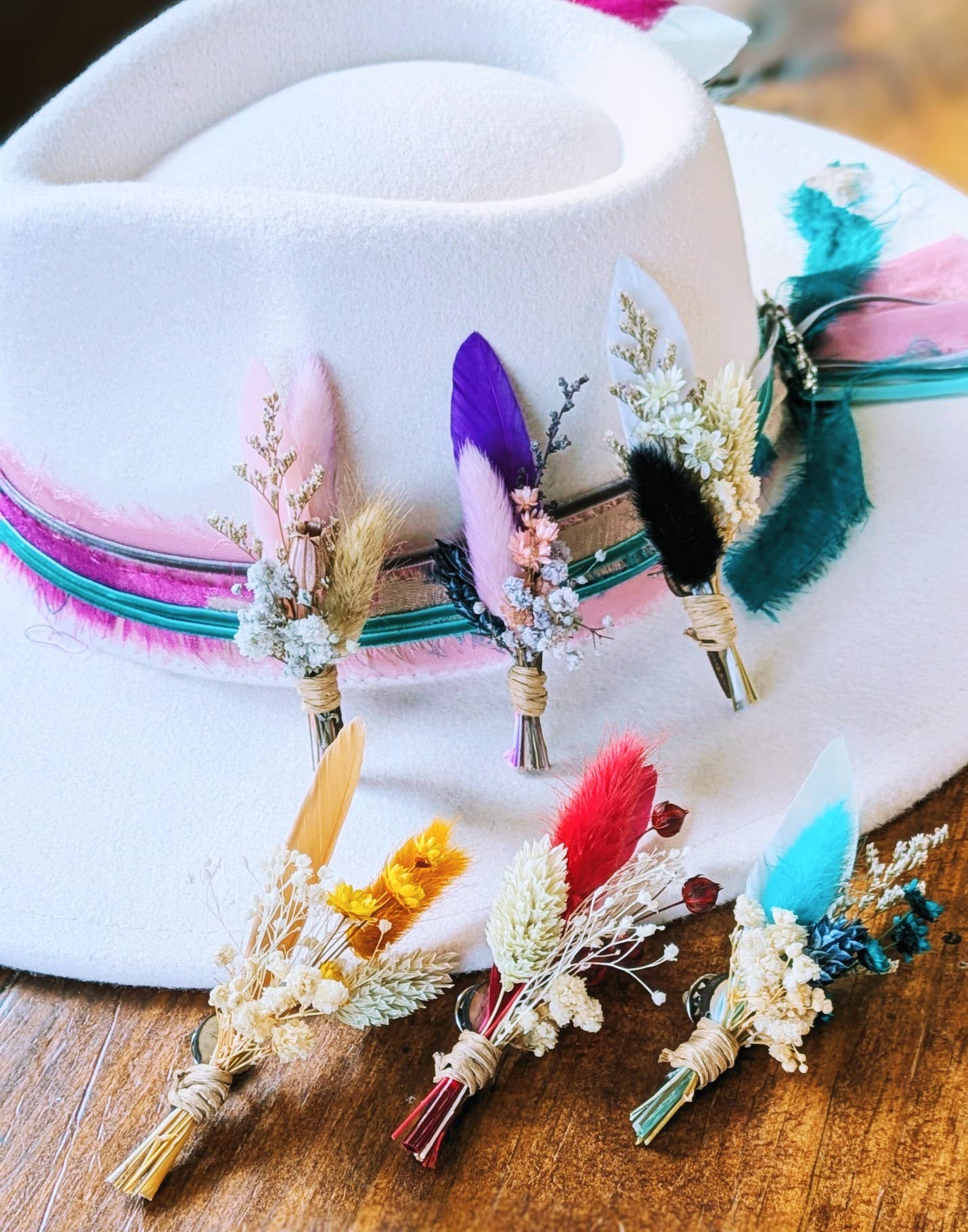 BrimBuds - Wholesale Hat Accessory - Women's - BittyBud BrimBud 12 Hat Pin Assortment1