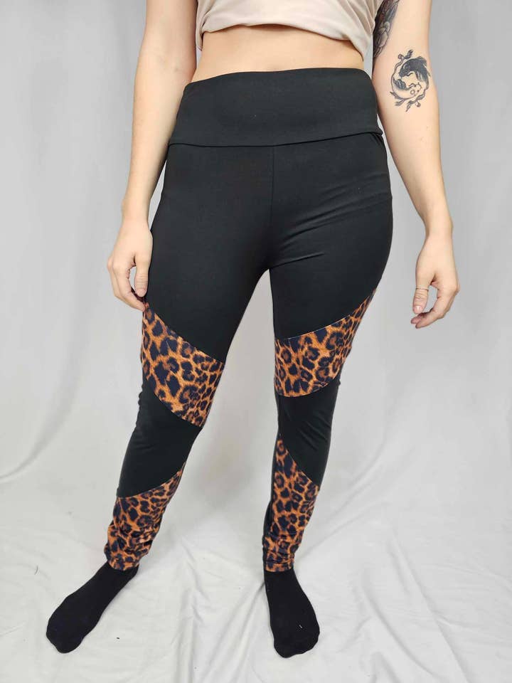 MK81 Leopard Leggings for wholesale by GoldenU