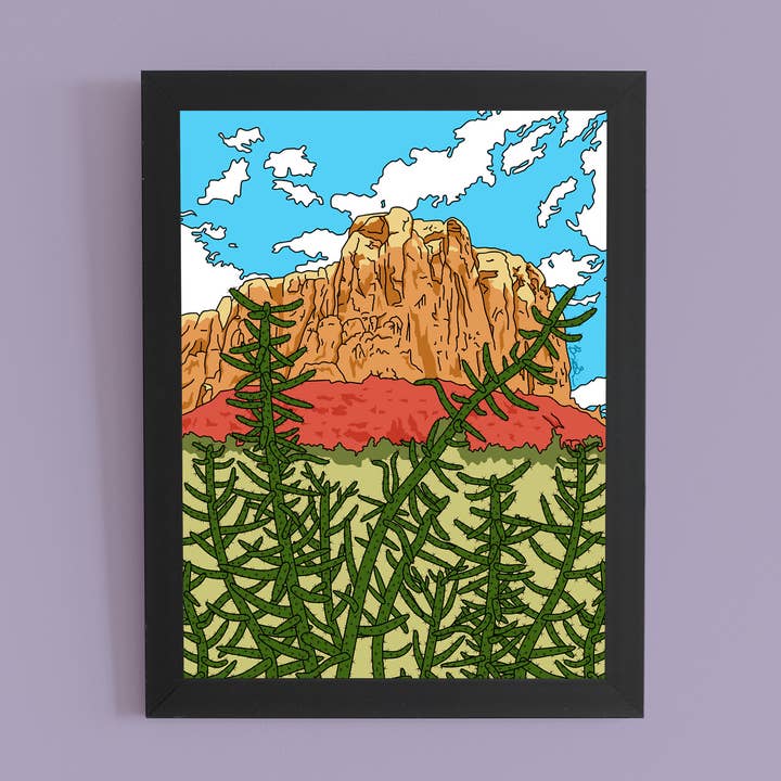 Brianna Gardocki Art - Wholesale Art Print - Ghost Ranch Landscape Day New Mexico Art Print0