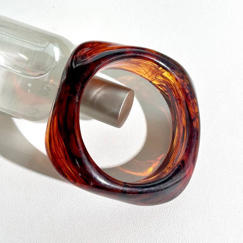 Dipped Shop - Vente Bracelet jonc - Bracelets en acrylique colorés et irréguliers DP25B5705