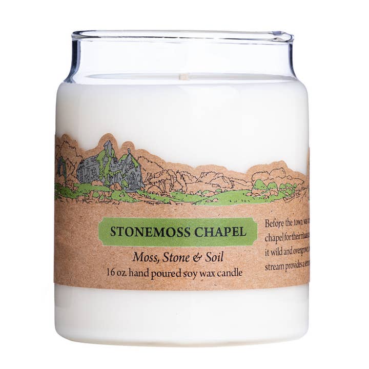 Cantrip Candles - Wholesale Jar/Filled Candle - Stonemoss Chapel 9 oz.