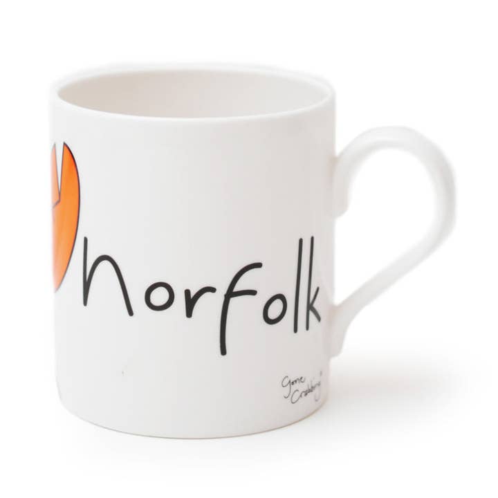 Norfolk Big Crab Small Mug for wholesale by Gone Crabbing