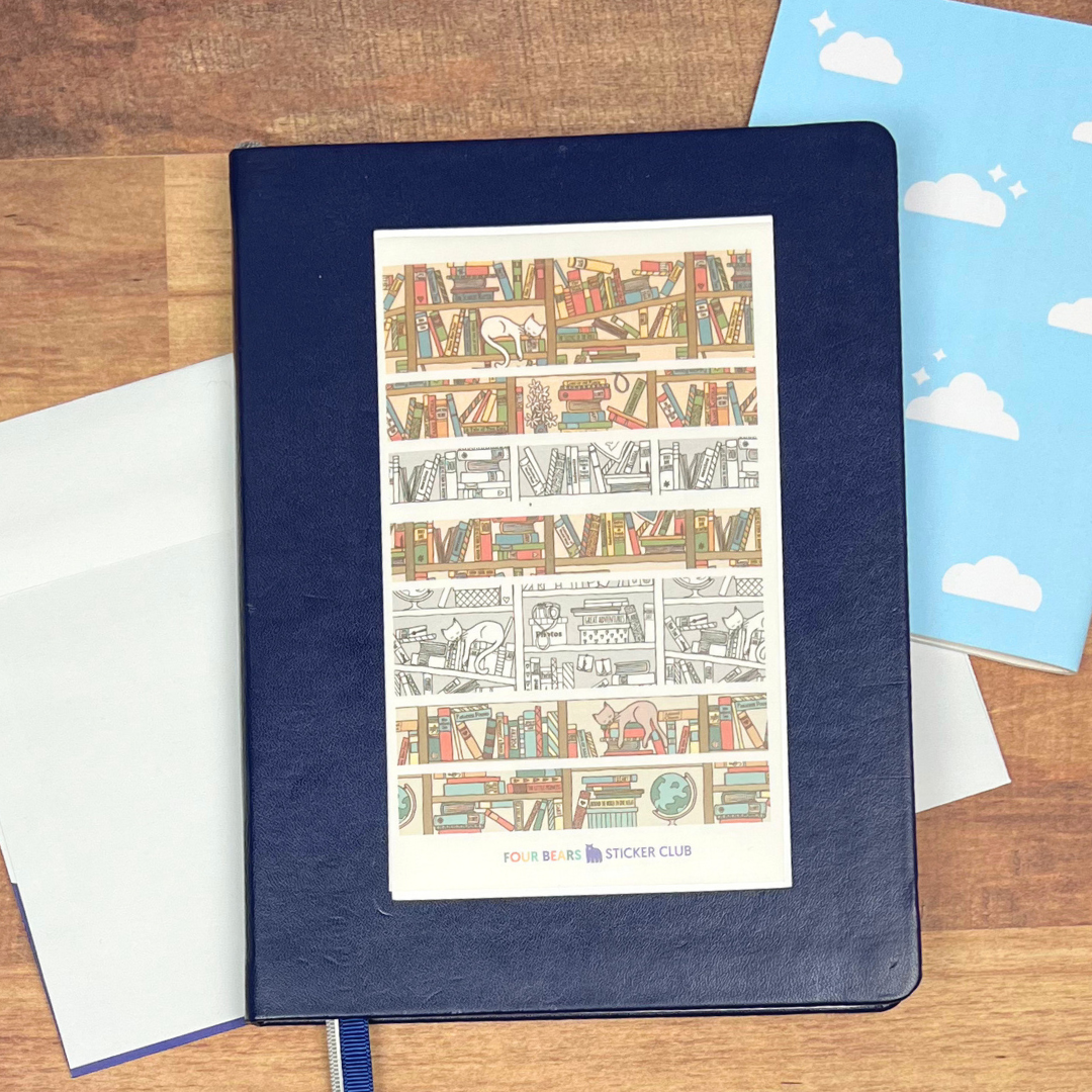 Four Bears Sticker Club - Wholesale Sticker - Bookshelf Washi3