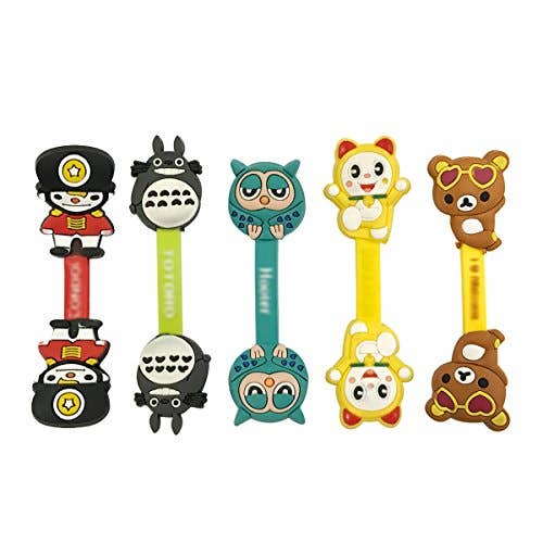 Wrapables.com - Wholesale Cord Holder - Wrapables Silly Cartoon Characters Cord Organizer / Earphone0