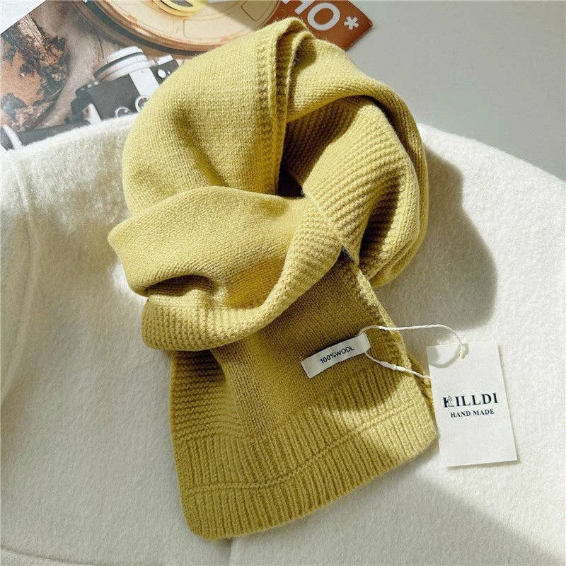 Mirazshoes WholeSale - Wholesale Scarf - Women's - Solid Color Versatile Wool Scarf2