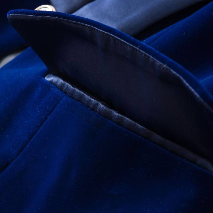 Productseeker - Wholesale Blazer - Dames - BL032 Elegante fluwelen blazer met slanke pasvorm voor dames
