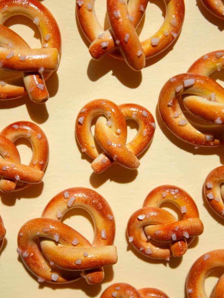 Pretzel Earrings for wholesale by oliverandetta