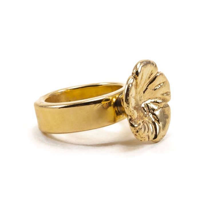 Geranio in ottone per la vendita all'ingrosso da parte di Rebecca Nadler Designs