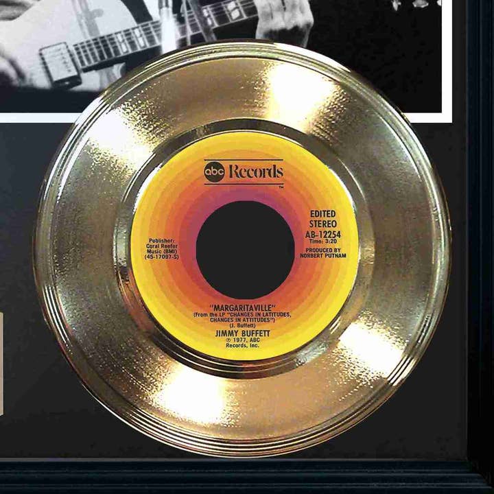 Gold Record Outlet - Wholesale Picture Frame - Jimmy Buffett "Margaritaville" Framed Record Display3