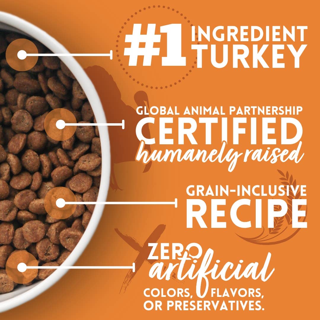 Tender & True Pet Nutrition - Wholesale Pet Food - Dog - Turkey & Brown Rice Recipe Dry Dog Food, 4 lb.1