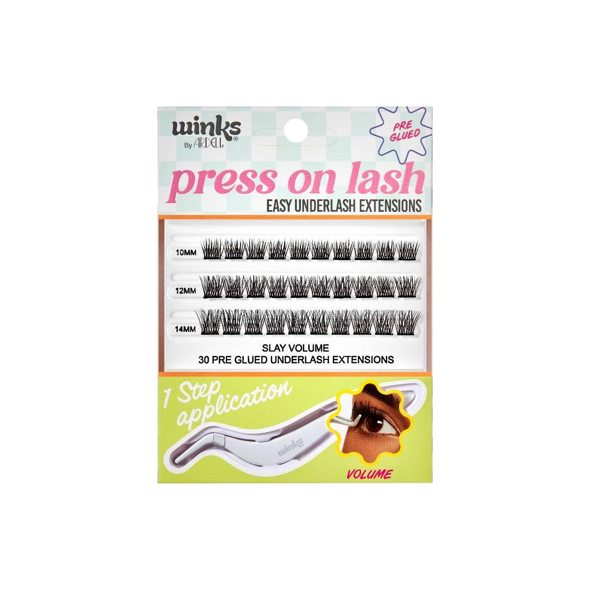 Ardell, Gigi and Hollywood Fashion Secrets - Wholesale False/Fake Eyelashes - Winks Press On 30pc Volume + Applicator