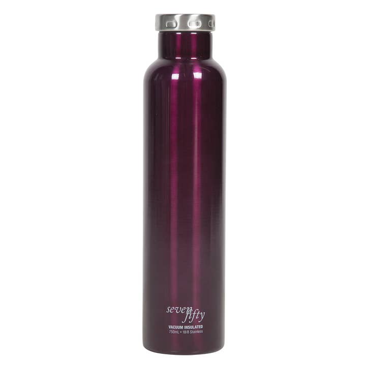 FIFTY/FIFTY - Wholesale Insulated Mug/Tumbler - 750ml Double-Wall Vacuum-Insulated Wine Growlers w/Flat Top0