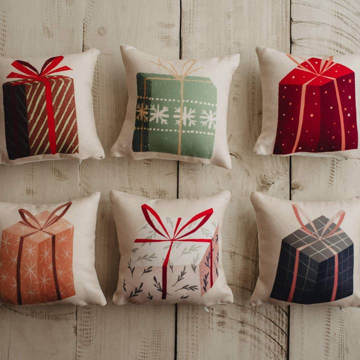 Nordic Mini Grön Tröja | Kasta Kuddfodral | 8x8 | Små kuddar | Lärargåva | Nytt hem present | Mormor Present | Mamma Present | Room Decor för wholesale av UniikPillows