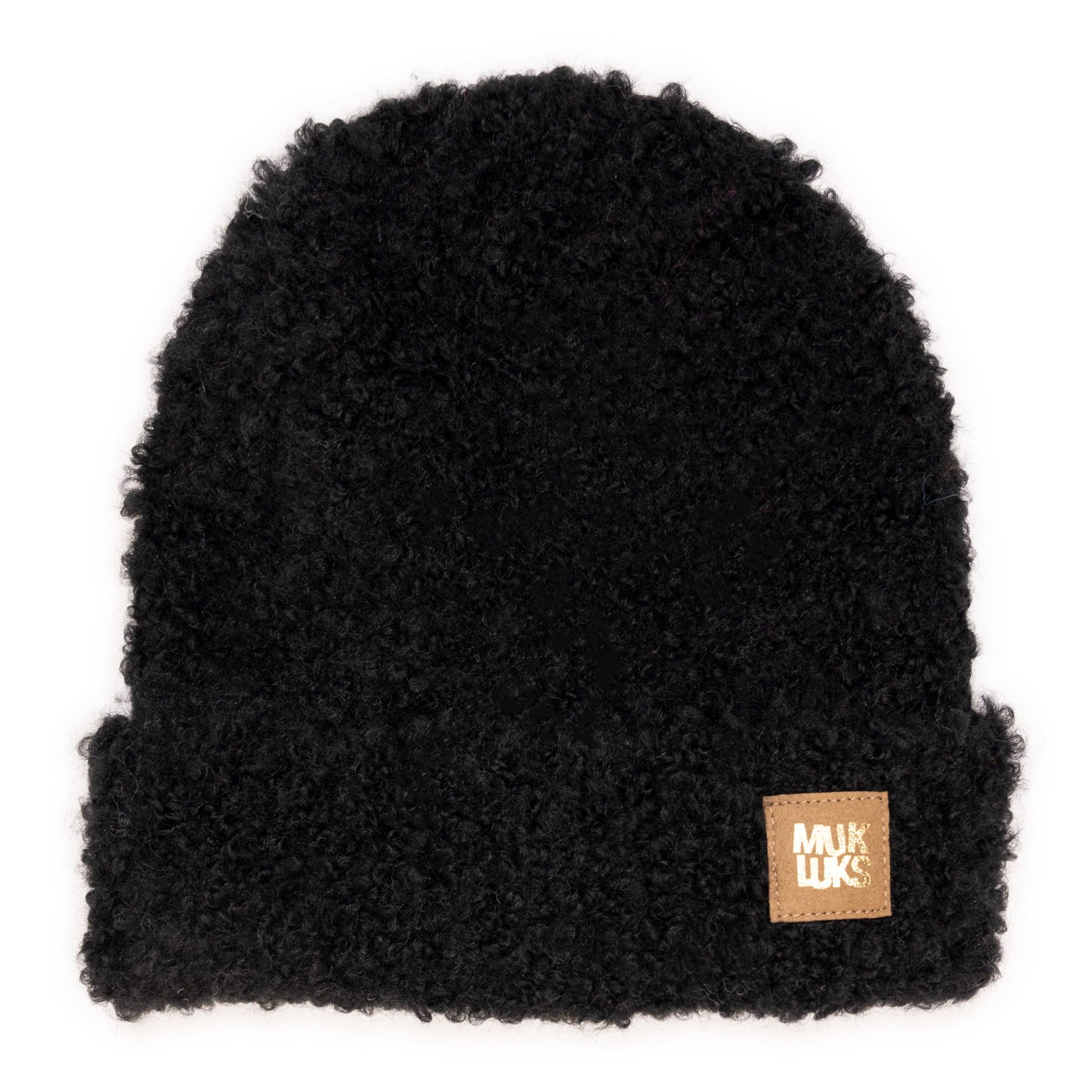 Muk Luks - Wholesale Beanie - Women's - MUK LUKS Women's Solid Boucle Hat3