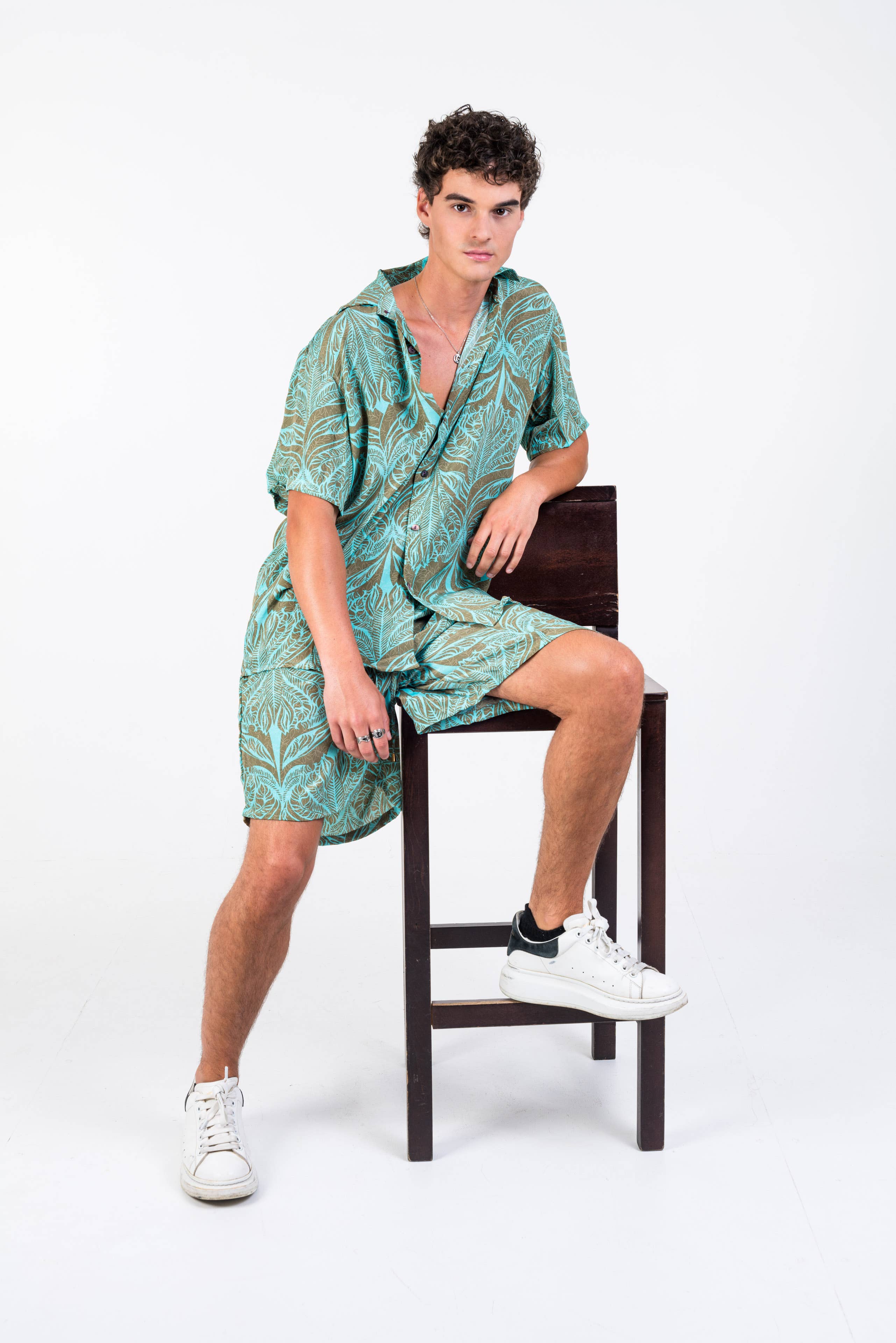Arena Formentera - Wholesale Top & Short Set (NOT Loungewear) - Men's - Bohemian shirt+shorts set - Last units!30