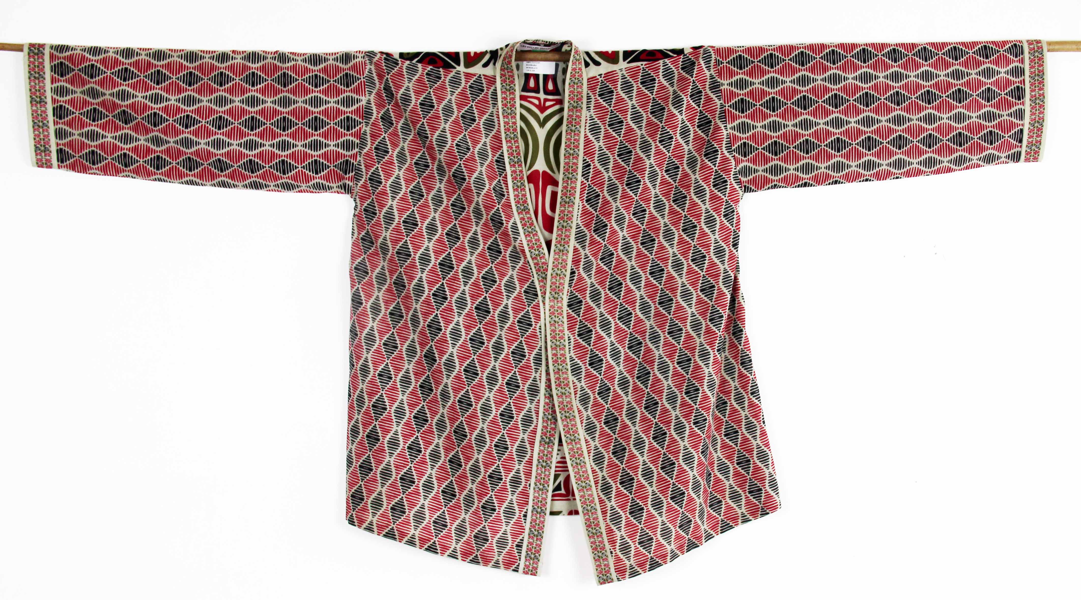 Les Belles Vagabondes - Wholesale Kimono - Women's - Bambara Panafrica Bordeaux Kimono3