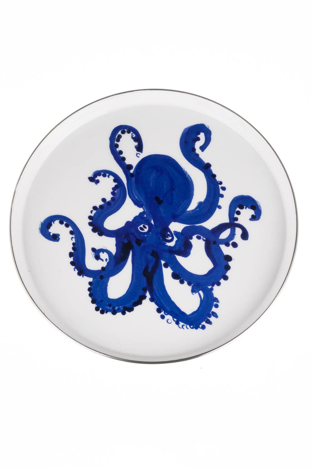 Shoeless Joe Ltd – wholesale Decorative tray – Stainless Steel Octopus tray0
