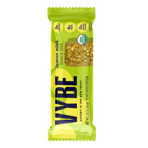 VYBE Snacks - Wholesale Snack Bar - Lemon Mint1
