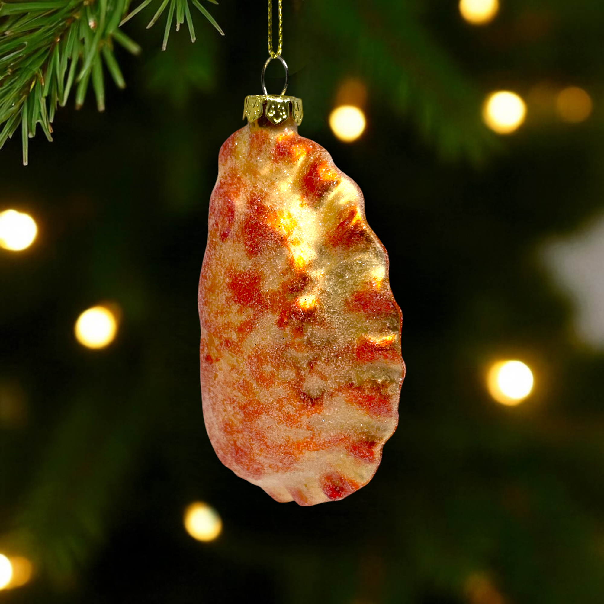 Noel Box - Wholesale Ornament - Empanada Glass Christmas Ornament2
