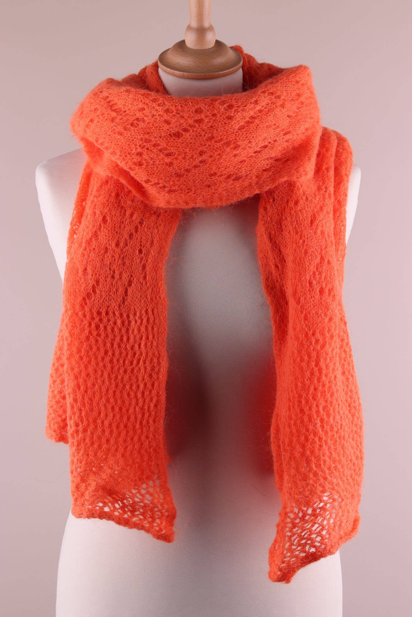 NAÏS PARIS - Wholesale Scarf - Women's - OPENWORK MOHAIR WOOL SHAWL29