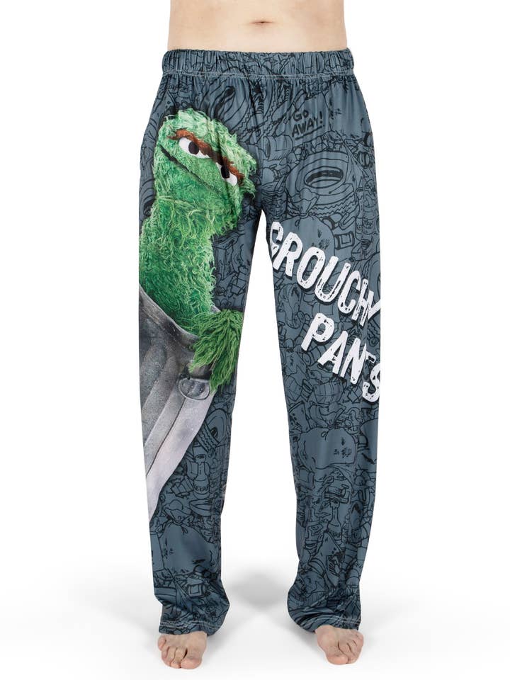 Sésamo Street Oscar The Grouch Lounge - Pantalones para venta al por mayor de BRIEF INSANITY
