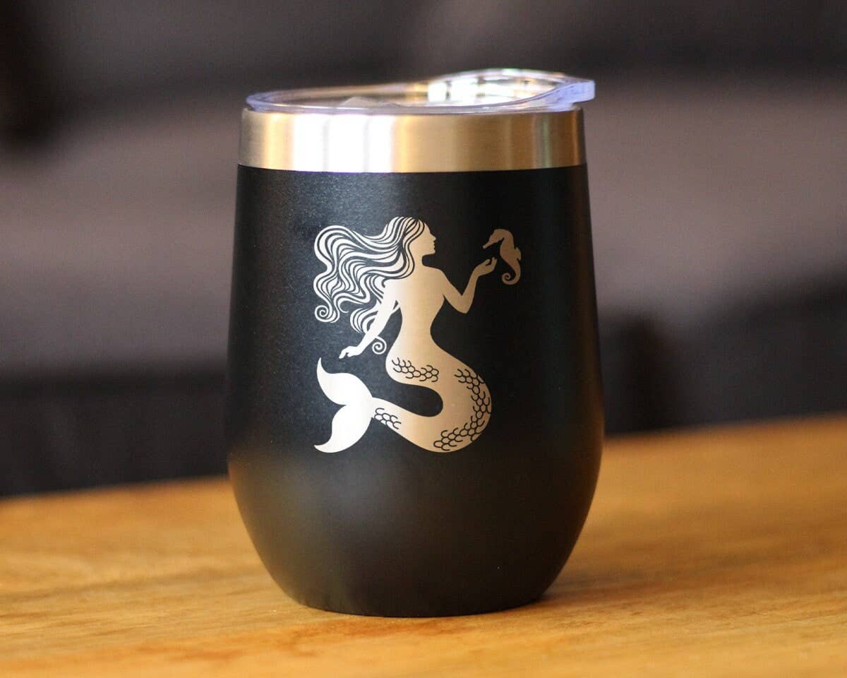 bevvee - Wholesale Insulated Mug/Tumbler - Mermaid Insulated Wine Tumbler - Beach Gifts and Decor6