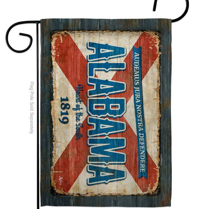 Two Group Flag Co - Wholesale Flag - Alabama Vintage Americana States Decor Flag