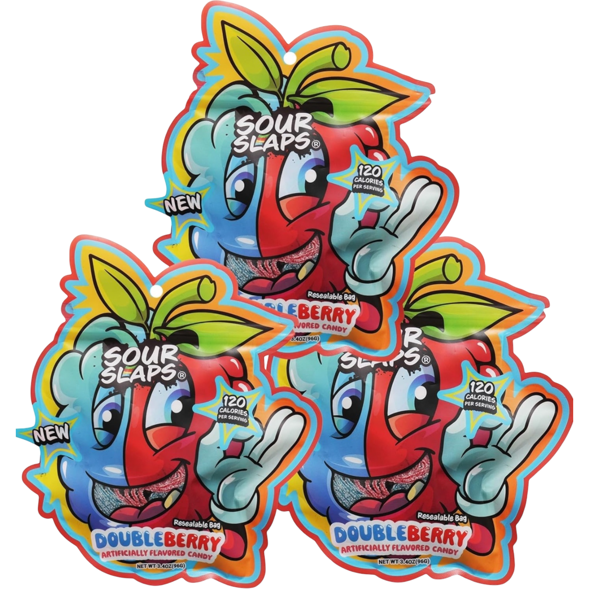 Cow Crack Wholesale - Wholesale Gummy - Sour Slaps Double Raspberry 0