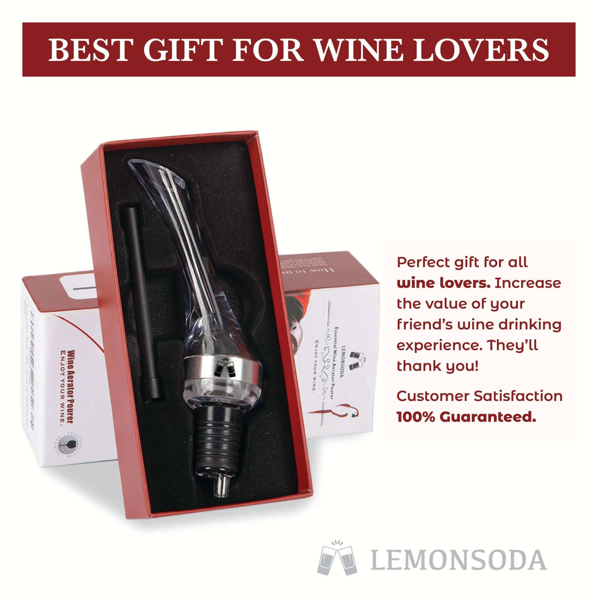 Lemonsoda - Wholesale Wine Aerator - Wine Aerator Pourer3