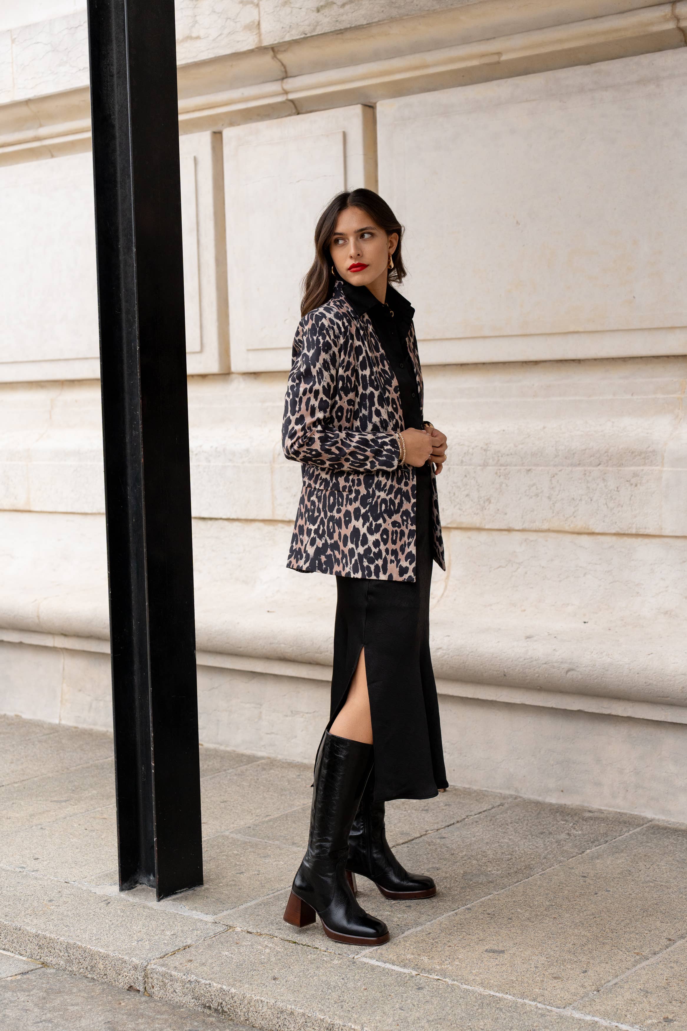 LULUMARY - Vente Jupe – femme - Jupe satinée SK85614