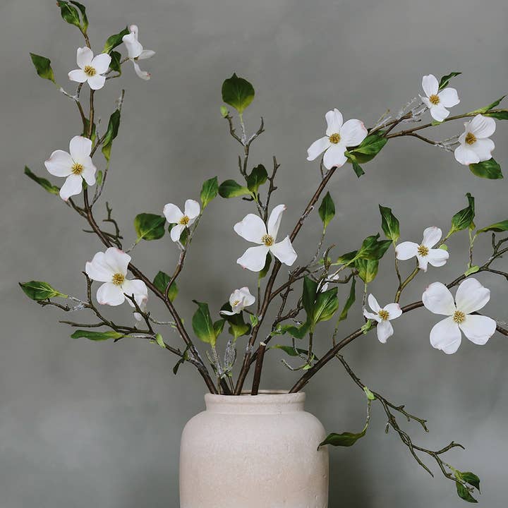 Prestige Botanicals - Wholesale Artificial Flowers - Artificial Dogwood Branch 41"