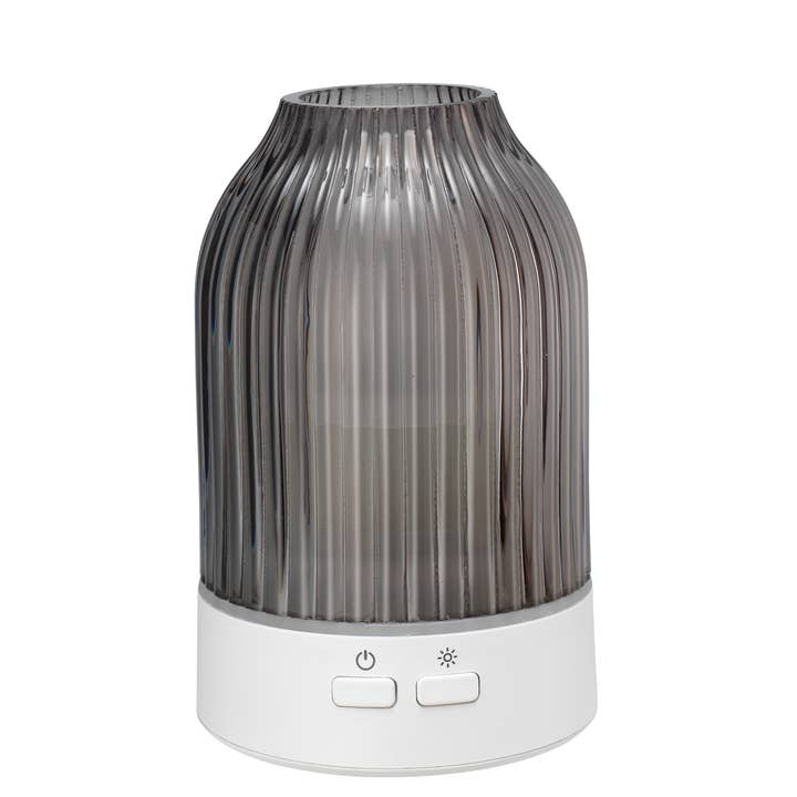 SERENE HOUSE - Wholesale Electronic Diffuser - Fountain Grey Glass Essential Oil Wall-Plug