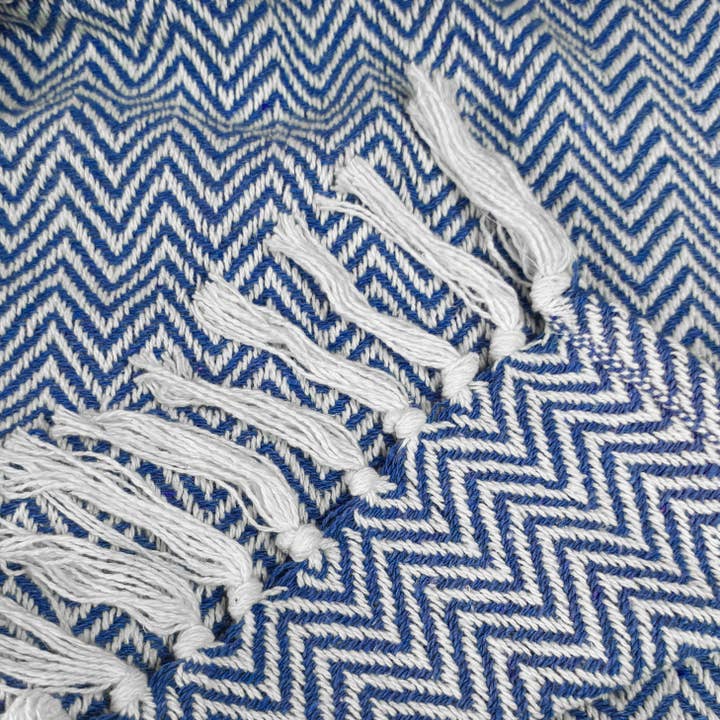 Allure Bath Fashions - Wholesale Decoratiedeken - Audley Chevron visgraat deken - 100% katoen8