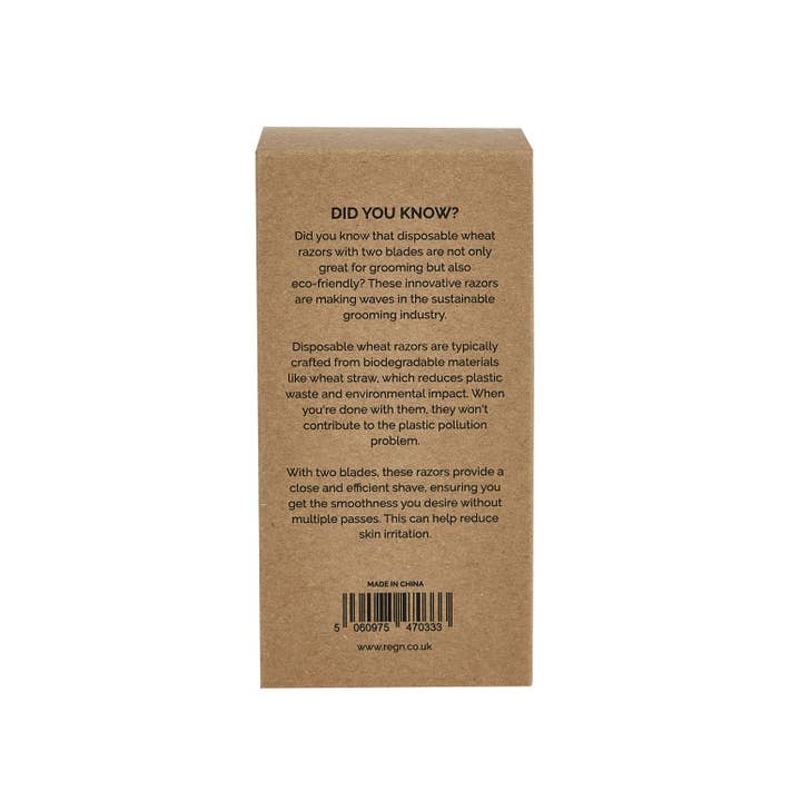 Re:gn – wholesale Razor – Biodegradable Disposable Razors - Made from Wheat Straw3