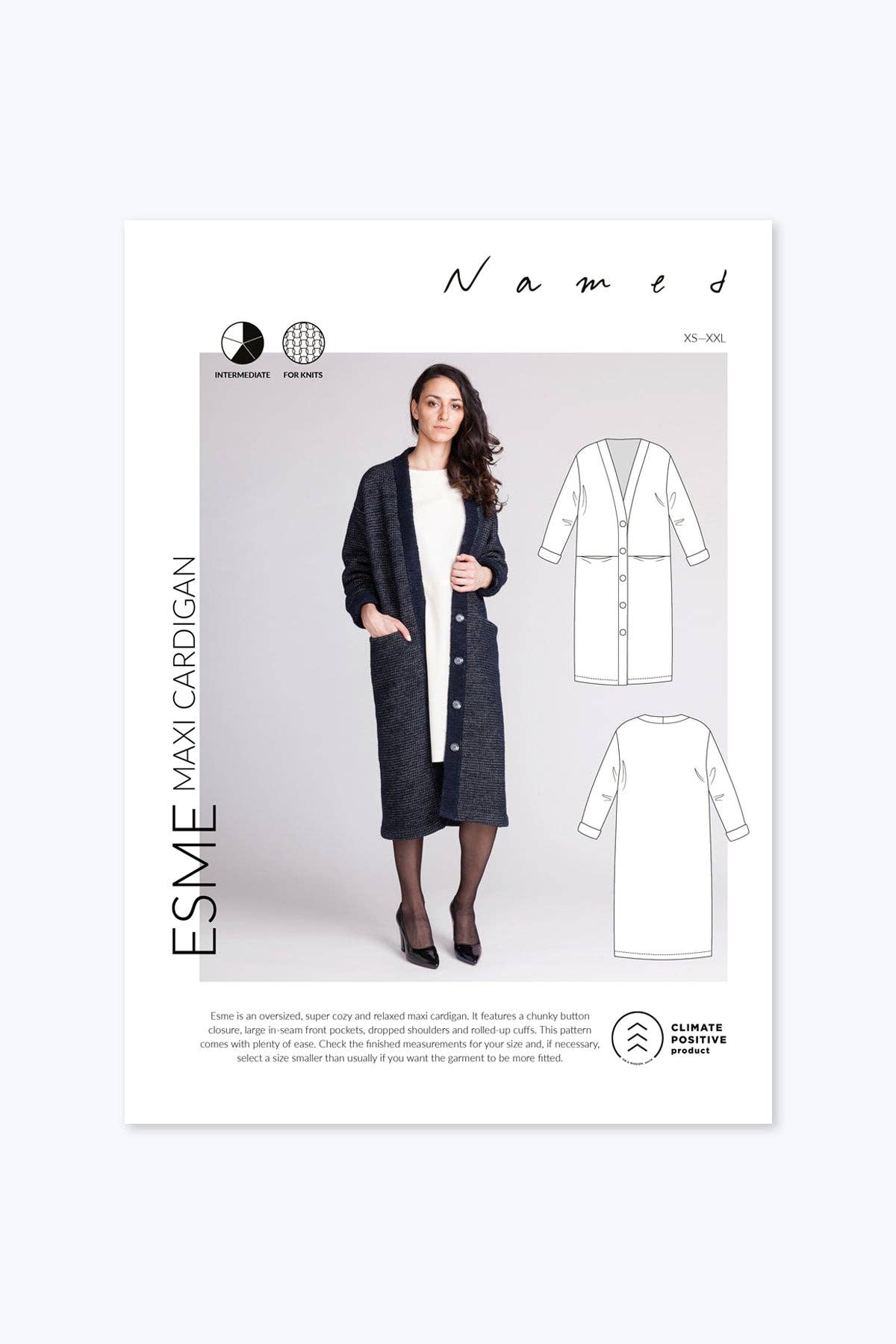 Named Clothing Finland Oy – wholesale Craft sewing kit – Esme maxi cardigan4